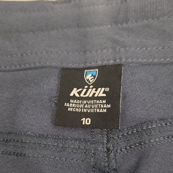 Kuhl Women's Navy Blue Outdoor Activewear Shorts Size 10 - Picture 2 of 7